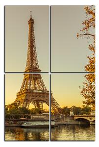Slika na platnu - Eiffel Tower - pravokutnik 7110D (90x60 cm)