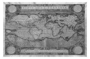 Slika na platnu - Antička karta svijeta 1102QA (100x70 cm)