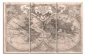 Slika na platnu - Karta antičkog svijeta 1101FB (90x60 cm )