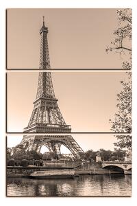 Slika na platnu - Eiffel Tower - pravokutnik 7110FB (90x60 cm )