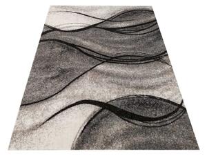 Moderni sivi tepih s apstraktnim motivom Širina: 200 cm | Duljina: 290 cm