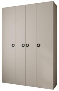 Zondo.hr Ormar za garderobu 170 cm Carmela 40-1 (kašmir + crna). Akcija -21%. 1126531