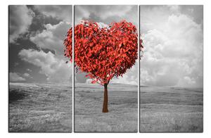 Slika na platnu - Srce u obliku stabla 1106B (90x60 cm )