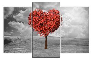 Slika na platnu - Srce u obliku stabla 1106C (90x60 cm)