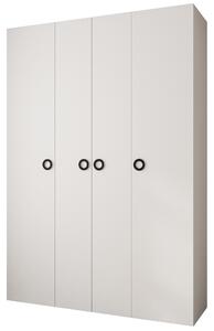Zondo.hr Ormar za garderobu 170 cm Carmela 40-1 (bijela + crna). Akcija -21%. 1126529