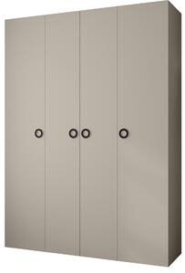 Zondo.hr Ormar za garderobu 180 cm Carmela 40-1 (kašmir + crna). Akcija -20%. 1126535