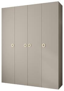 Zondo.hr Ormar za garderobu 190 cm Carmela 40-1 (kašmir + zlatna). Akcija -19%. 1126540