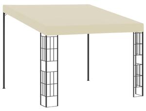 Zidna sjenica 3 x 3 m krem od tkanine - Krema / 3 x 3 m