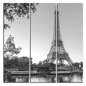 Slika na platnu - Eiffel Tower - kvadrat 3110QB (75x75 cm)