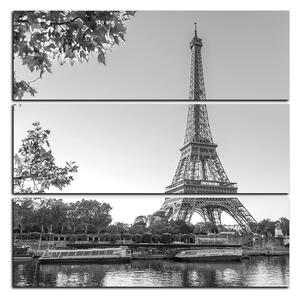 Slika na platnu - Eiffel Tower - kvadrat 3110QC (75x75 cm)