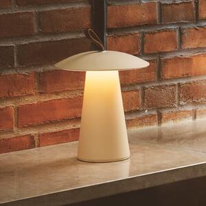 Ara To-Go LED baterijska stolna lampa, aluminij, pijesak