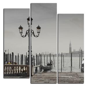 Slika na platnu - Veliki kanal i gondole u Veneciji - kvadrat 3114QC (75x75 cm)
