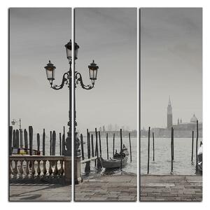 Slika na platnu - Veliki kanal i gondole u Veneciji - kvadrat 3114QB (75x75 cm)