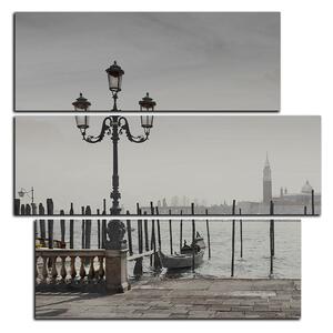 Slika na platnu - Veliki kanal i gondole u Veneciji - kvadrat 3114QD (75x75 cm)