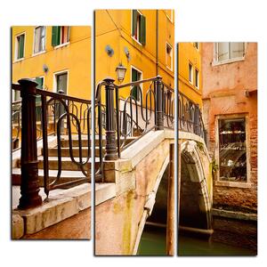 Slika na platnu - Mali most u Veneciji - kvadrat 3115C (75x75 cm)