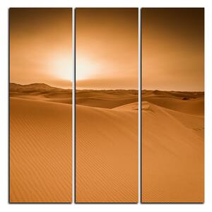 Slika na platnu - Pustinja Sahara - kvadrat 3131B (75x75 cm)