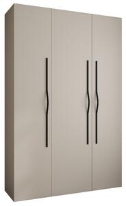 Zondo.hr Ormar za garderobu 160 cm Carmela 50-2 (kašmir + crna). Akcija -20%. 1126747