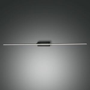 Nala LED svjetiljka za ogledalo, crna, širina 110 cm, metal