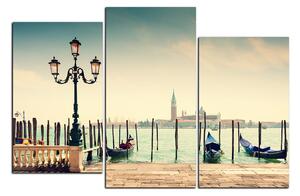 Slika na platnu - Veliki kanal i gondole u Veneciji 1114D (120x80 cm)