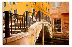 Slika na platnu - Mali most u Veneciji 1115A (90x60 cm )