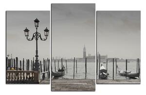 Slika na platnu - Veliki kanal i gondole u Veneciji 1114QC (90x60 cm)