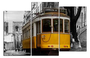 Slika na platnu - Povijesni tramvaj u centru Lisabona 1116C (120x80 cm)
