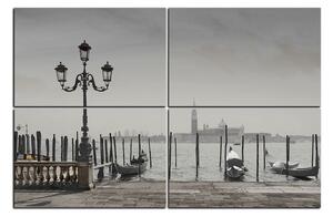 Slika na platnu - Veliki kanal i gondole u Veneciji 1114QE (150x100 cm)