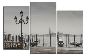 Slika na platnu - Veliki kanal i gondole u Veneciji 1114QD (90x60 cm)