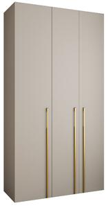 Zondo.hr Ormar za garderobu 130 cm Carmela 40-3 (kašmir + zlatna). Akcija -20%. 1126604
