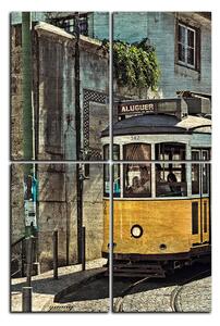 Slika na platnu - Povijesni tramvaj - pravokutnik 7121D (120x80 cm)