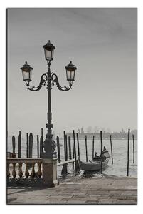 Slika na platnu - Veliki kanal i gondole u Veneciji - pravokutnik 7114QA (90x60 cm )