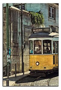 Slika na platnu - Povijesni tramvaj - pravokutnik 7121A (90x60 cm )