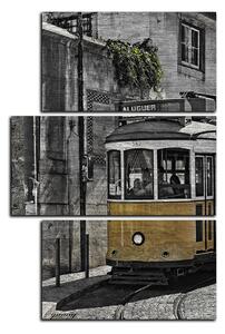 Slika na platnu - Povijesni tramvaj - pravokutnik 7121QC (120x80 cm)