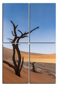 Slika na platnu - Mrtvo stablo u dinama - pravokutnik 7130D (120x80 cm)