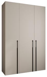 Zondo.hr Ormar za garderobu 160 cm Carmela 40-3 (kašmir + crna). Akcija -19%. 1126615