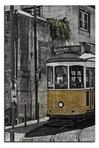 Slika na platnu - Povijesni tramvaj - pravokutnik 7121QA (120x80 cm)