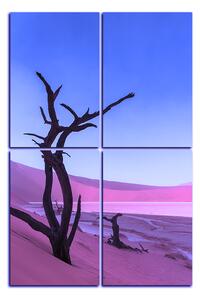 Slika na platnu - Mrtvo stablo u dinama - pravokutnik 7130FD (120x80 cm)
