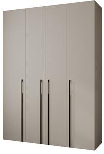 Zondo.hr Ormar za garderobu 180 cm Carmela 40-3 (kašmir + crna). Akcija -20%. 1126623