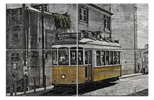 Slika na platnu - Povijesni tramvaj 1121QE (150x100 cm)