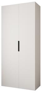 Zondo.hr Ormar za garderobu 110 cm Carmela 40-4 (bijela + crna). Akcija -20%. 1126637