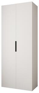 Zondo.hr Ormar za garderobu 100 cm Carmela 50-4 (bijela + crna). Akcija -20%. 1126809