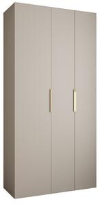 Ormar za garderobu 120 cm Carmela 40-4 (kašmir + zlatna)