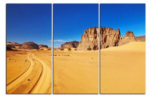 Slika na platnu - Cesta u pustinji 1129B (90x60 cm )