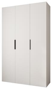 Zondo.hr Ormar za garderobu 150 cm Carmela 50-4 (bijela + crna). Akcija -20%. 1126829
