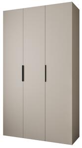 Zondo.hr Ormar za garderobu 140 cm Carmela 40-4 (kašmir + crna). Akcija -20%. 1126651