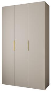 Zondo.hr Ormar za garderobu 140 cm Carmela 50-4 (kašmir + zlatna). Akcija -20%. 1126828