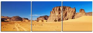 Slika na platnu - Cesta u pustinji - panorama 5129B (150x50 cm)