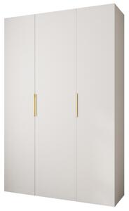 Zondo.hr Ormar za garderobu 160 cm Carmela 40-4 (bijela + zlatna). Akcija -19%. 1126658