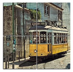 Slika na platnu - Povijesni tramvaj - kvadrat 3121E (60x60 cm)