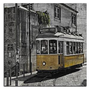 Slika na platnu - Povijesni tramvaj - kvadrat 3121QA (50x50 cm)